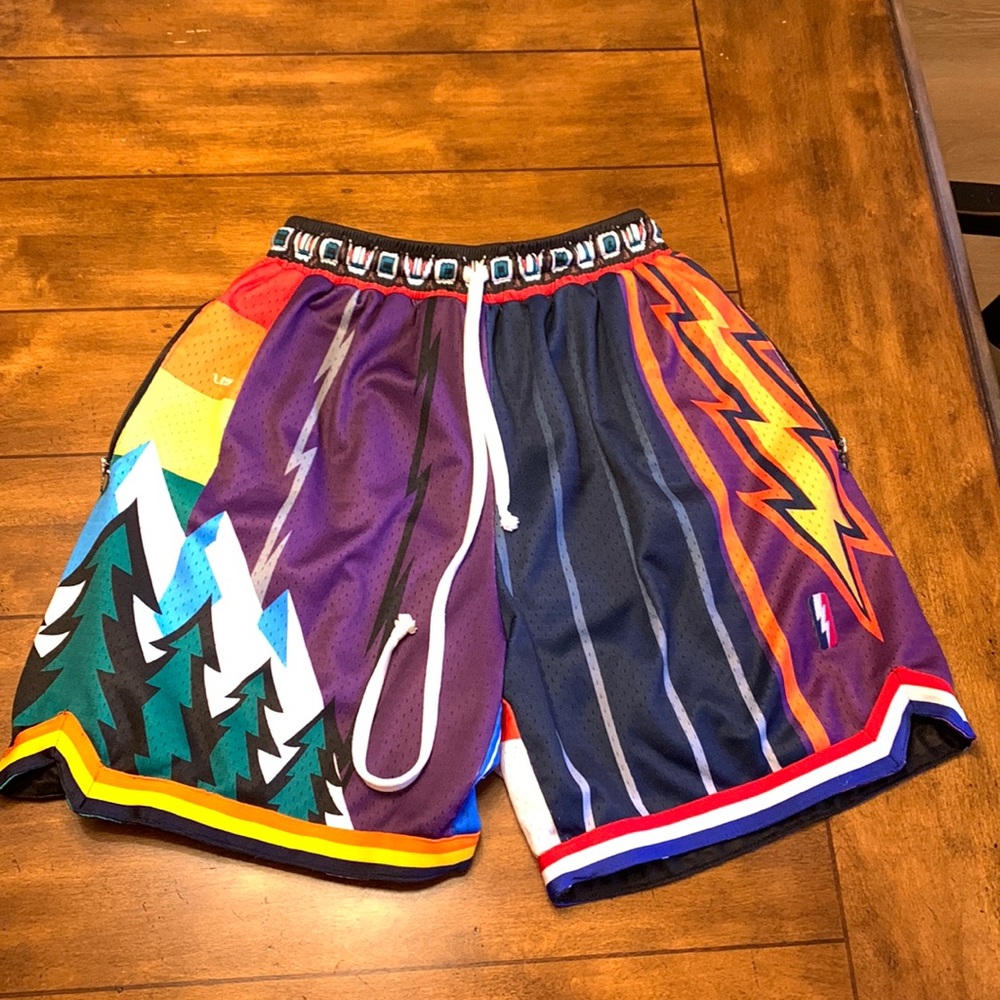 Trillest X Who Cares “What The” NBA Swingman Shorts